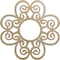Ekena Millwork Cohen Wood Fretwork Pierced Ceiling Medallion, Birch, 20"OD x 6 7/8"ID x 1/4"T CMWP20X20X0250COBI - alternate 1